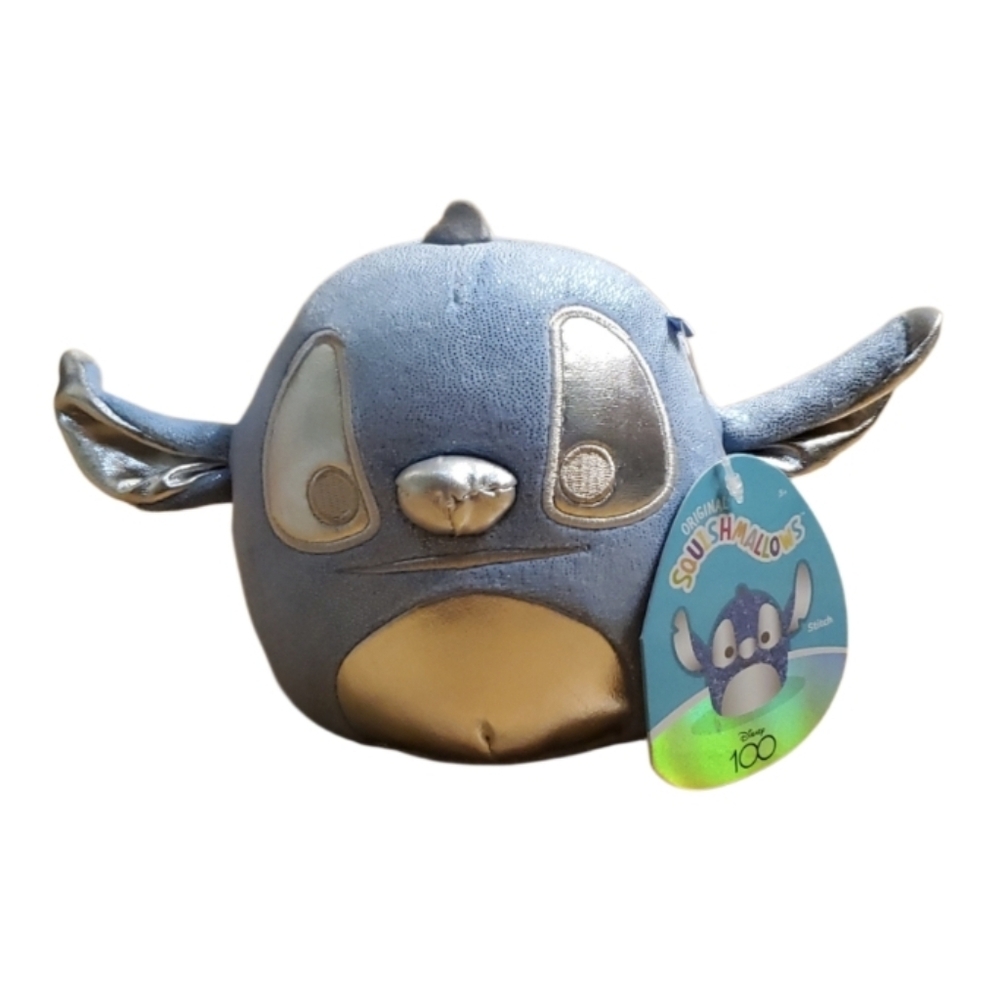 Squishmallows Disney 100 Anniversary Stitch Metallic 5"‎ Plush NWT